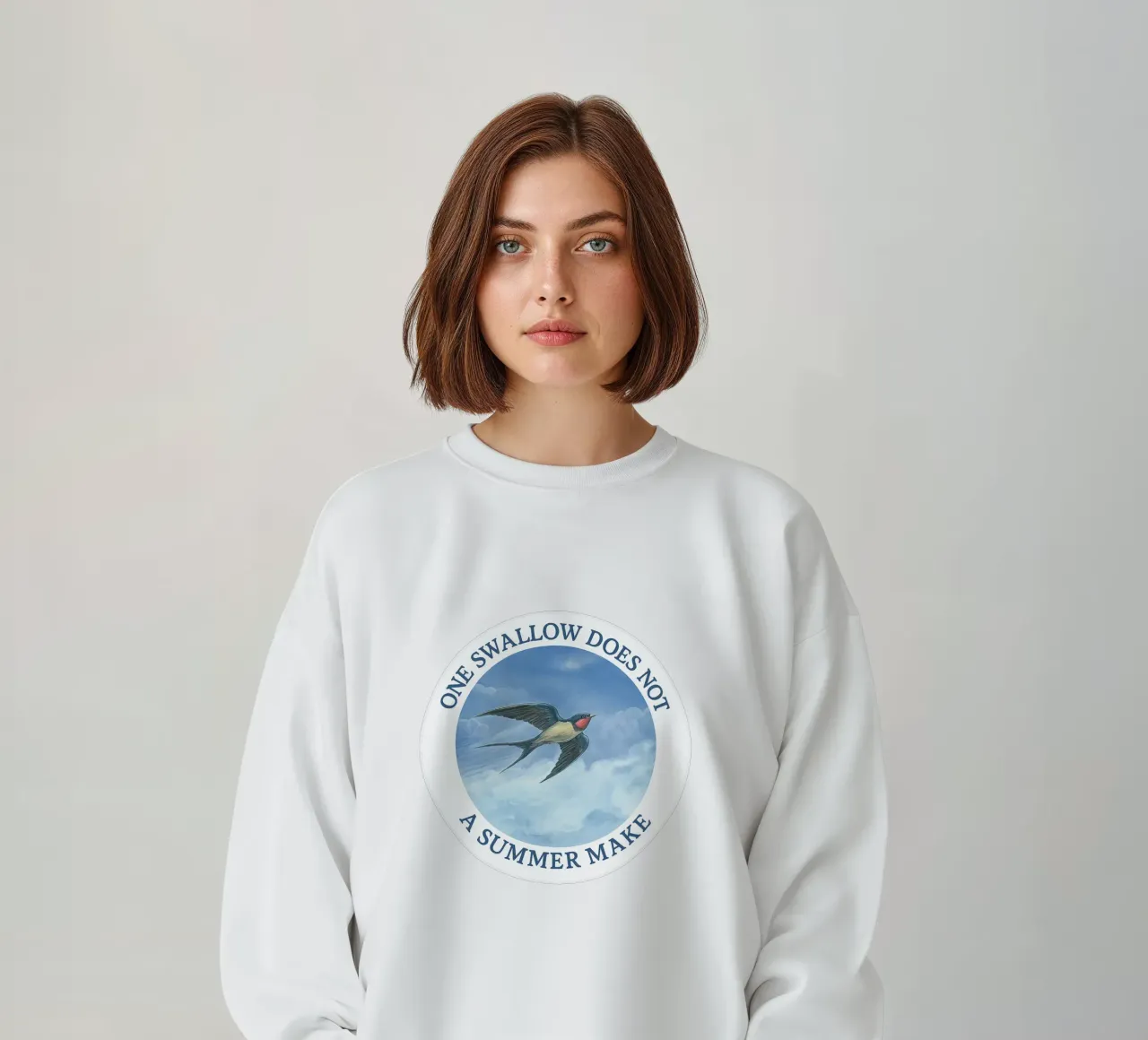 ONE SWALLOW DOES NOT A SUMMER MAKE sweat de Vintage Van Gogh