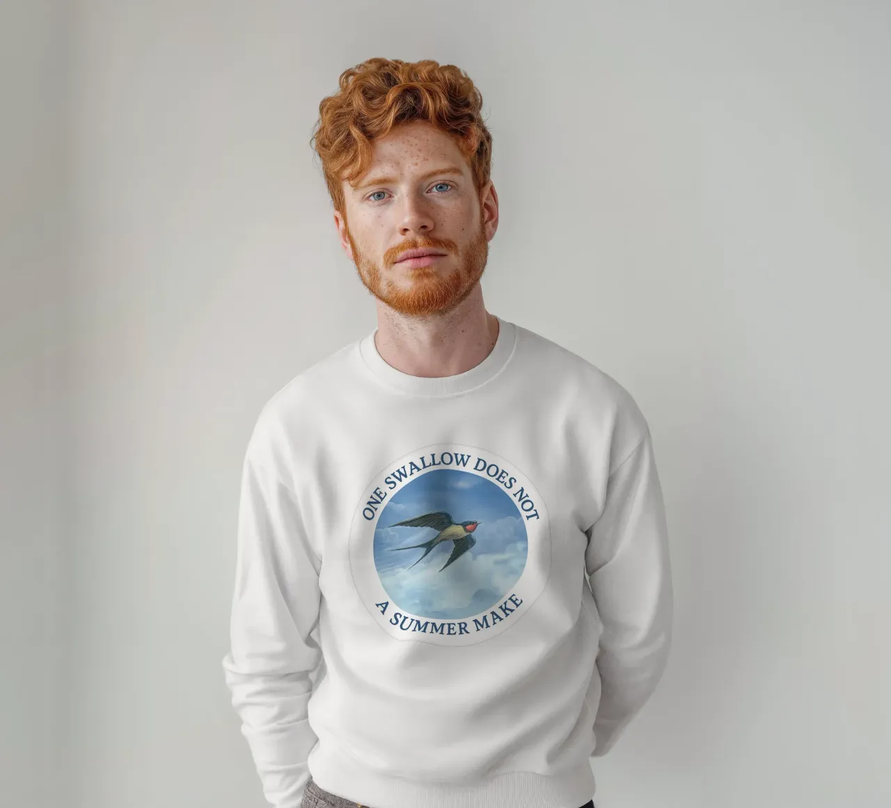 ONE SWALLOW DOES NOT A SUMMER MAKE sweat de Vintage Van Gogh