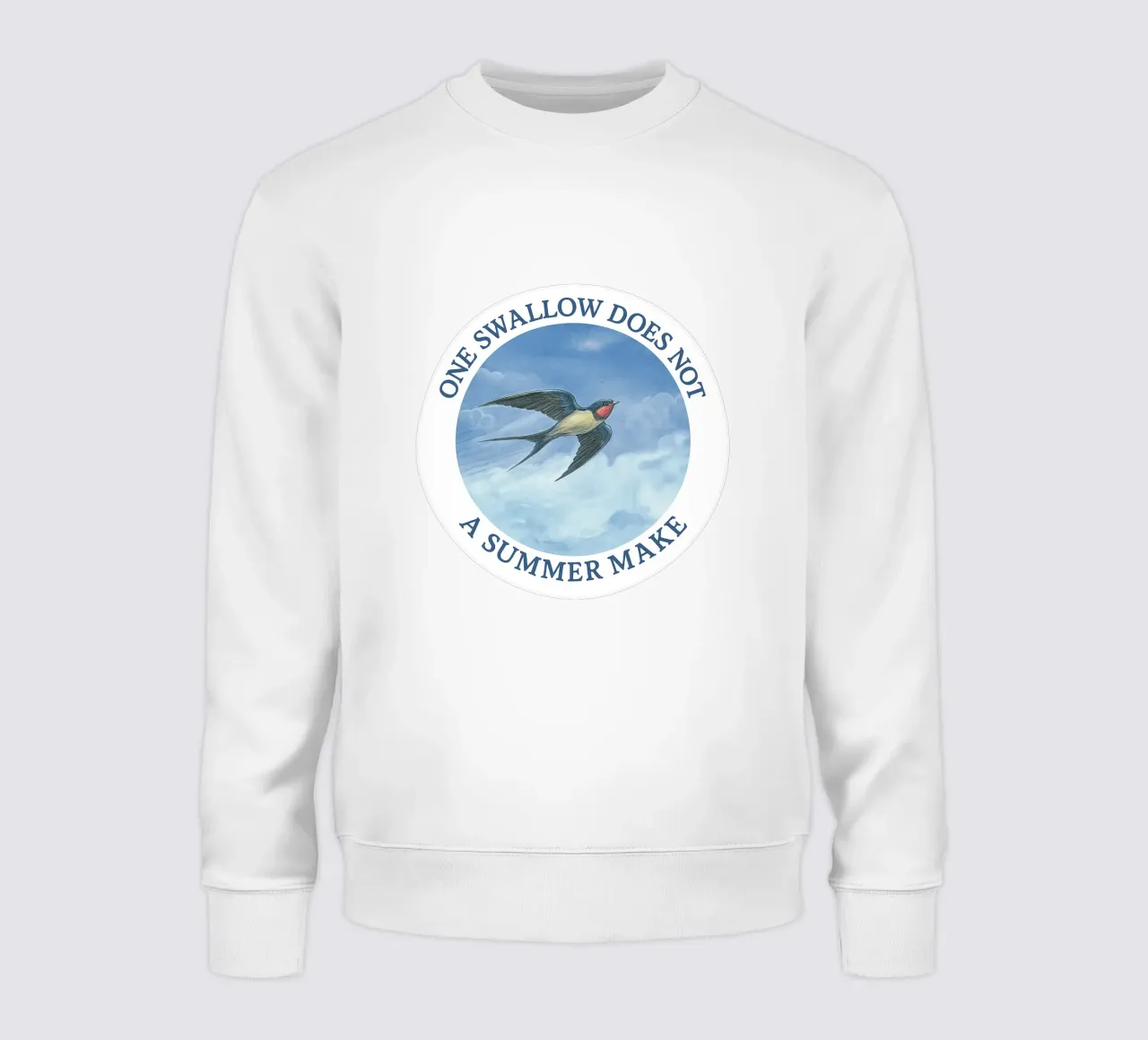 ONE SWALLOW DOES NOT A SUMMER MAKE sweat de Vintage Van Gogh