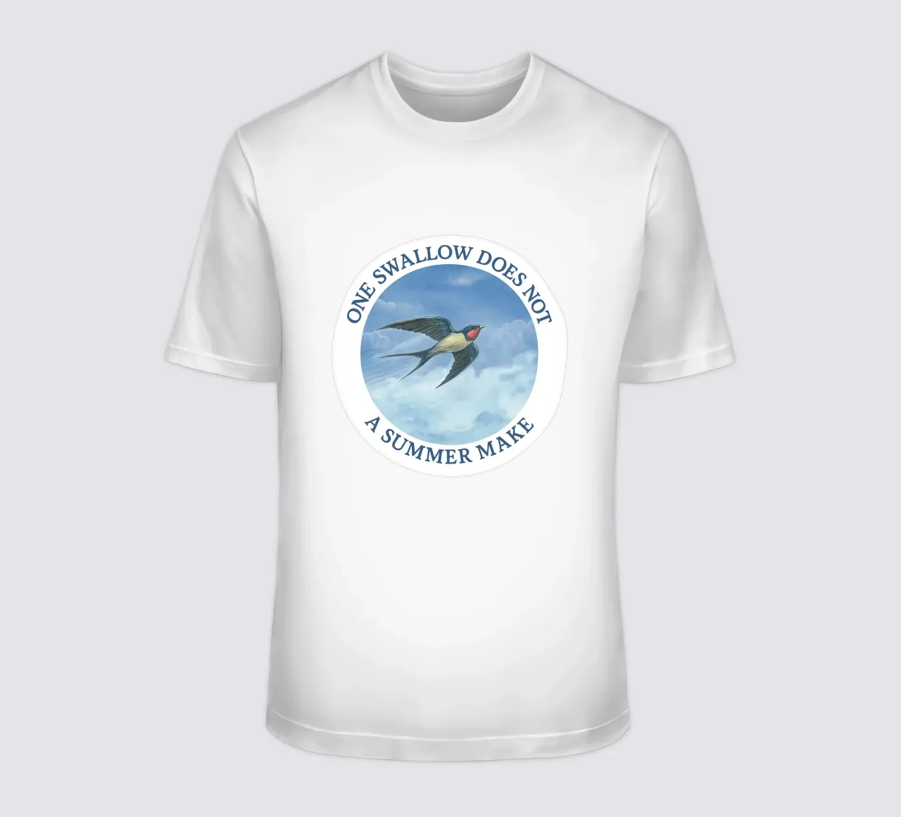 ONE SWALLOW DOES NOT A SUMMER MAKE t-shirt da Vintage Van Gogh