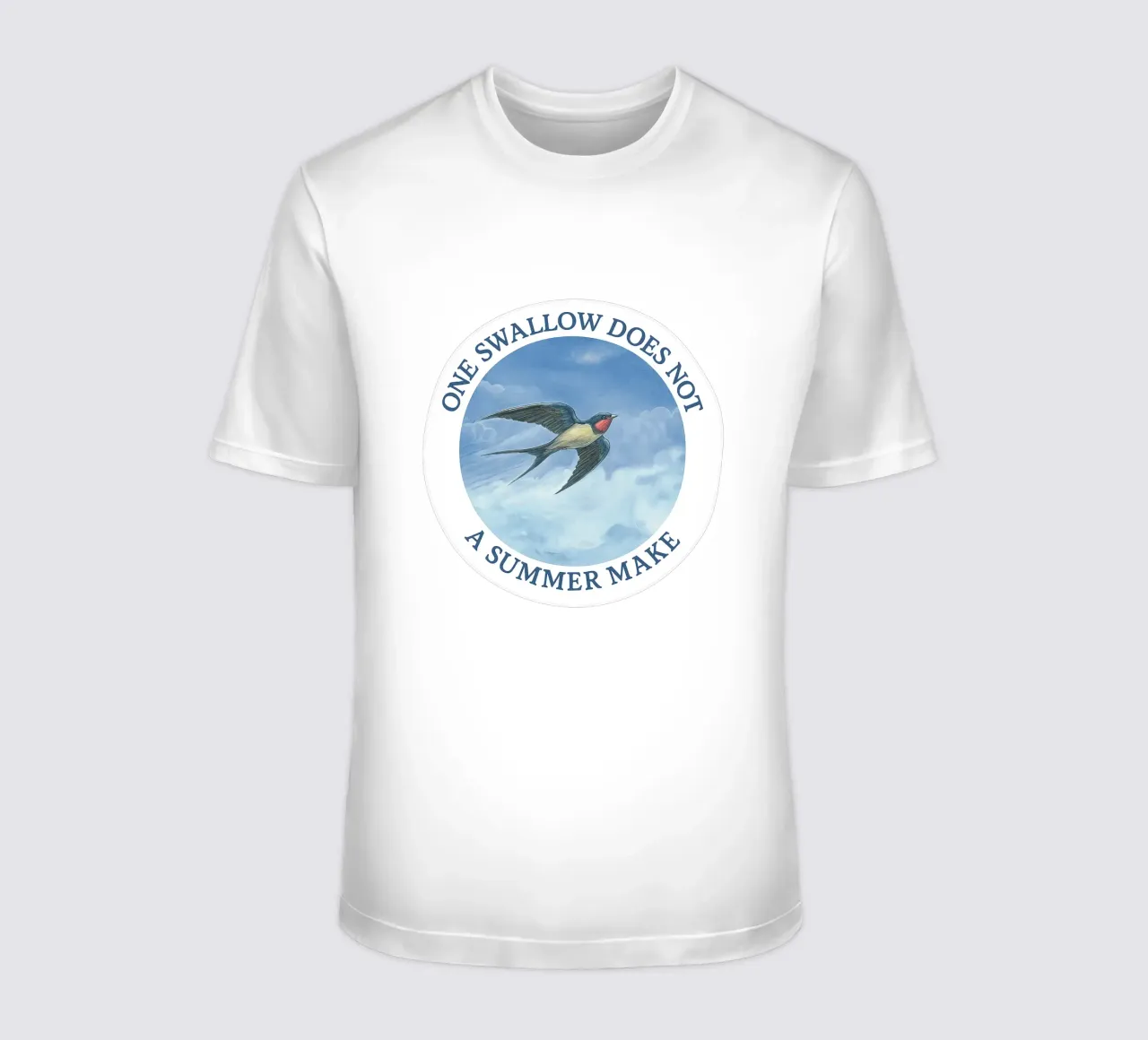 ONE SWALLOW DOES NOT A SUMMER MAKE t-shirt da Vintage Van Gogh