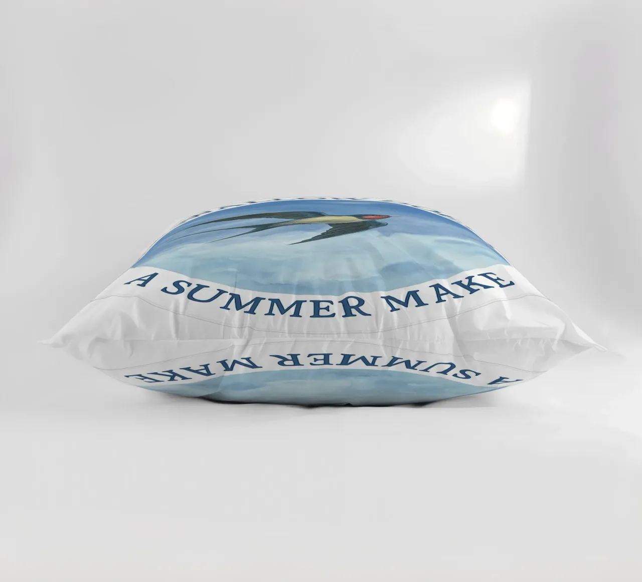 ONE SWALLOW DOES NOT A SUMMER MAKE cuscino da Vintage Van Gogh