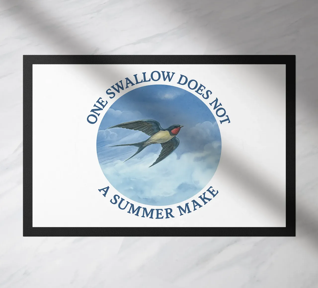 ONE SWALLOW DOES NOT A SUMMER MAKE zerbino da Vintage Van Gogh