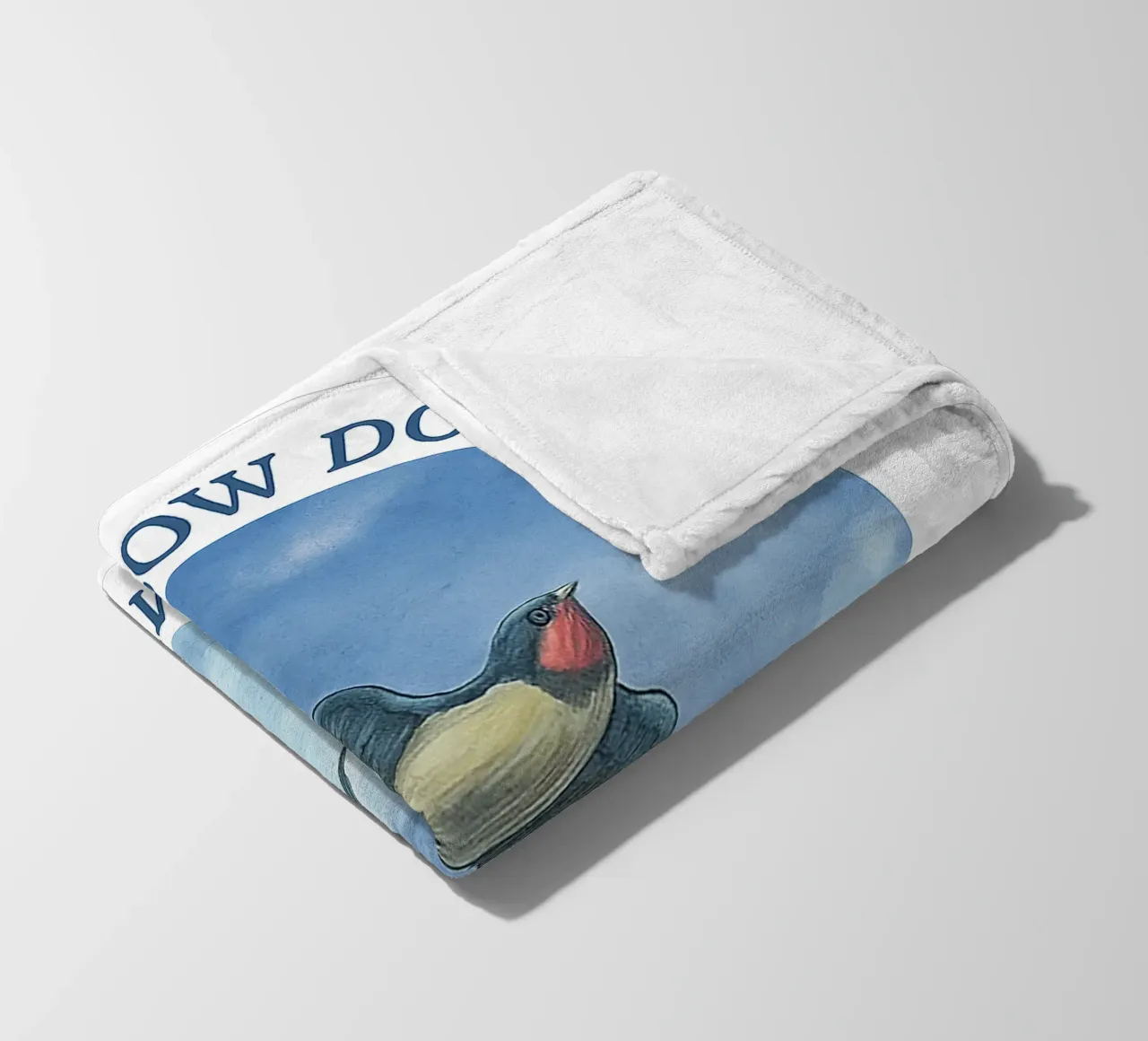 ONE SWALLOW DOES NOT A SUMMER MAKE coperta in pile da Vintage Van Gogh