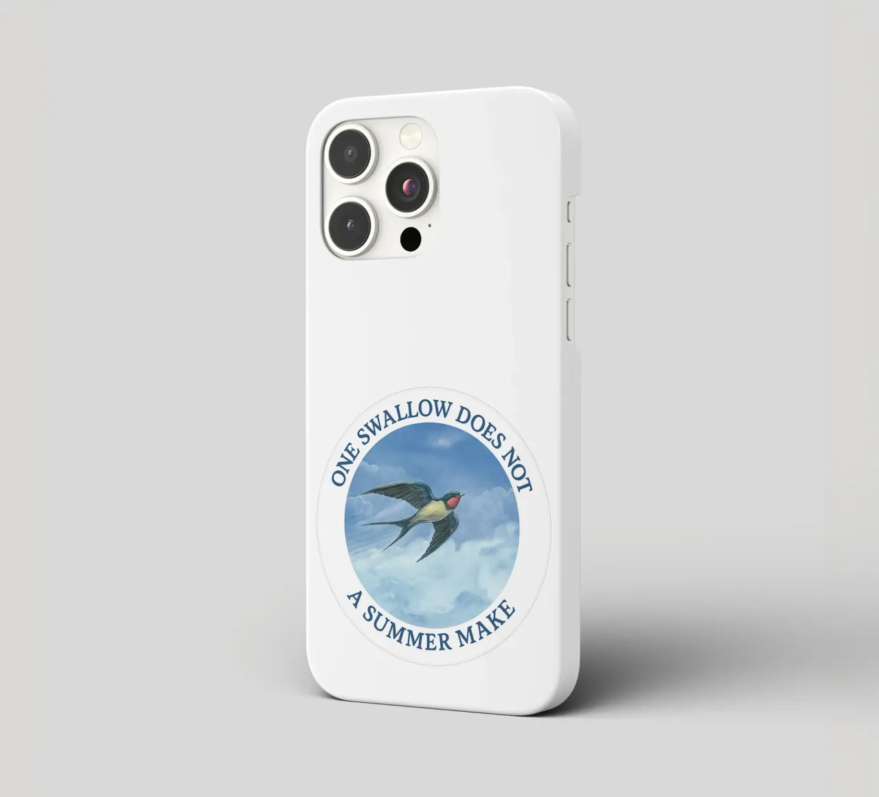 ONE SWALLOW DOES NOT A SUMMER MAKE cover iphone da Vintage Van Gogh