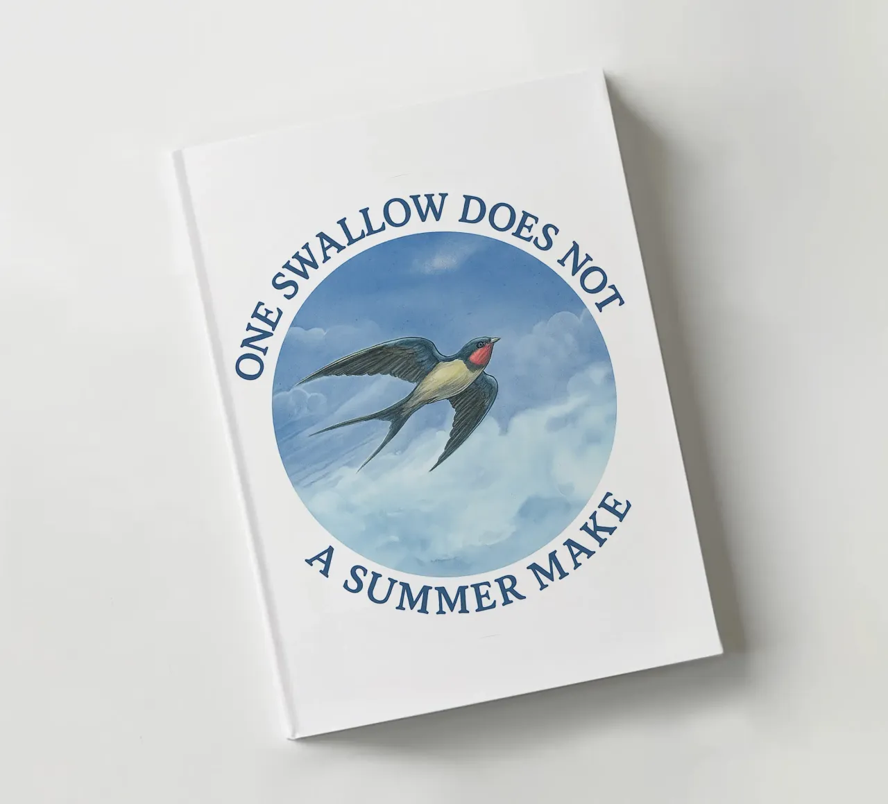 ONE SWALLOW DOES NOT A SUMMER MAKE notebook by Vintage Van Gogh