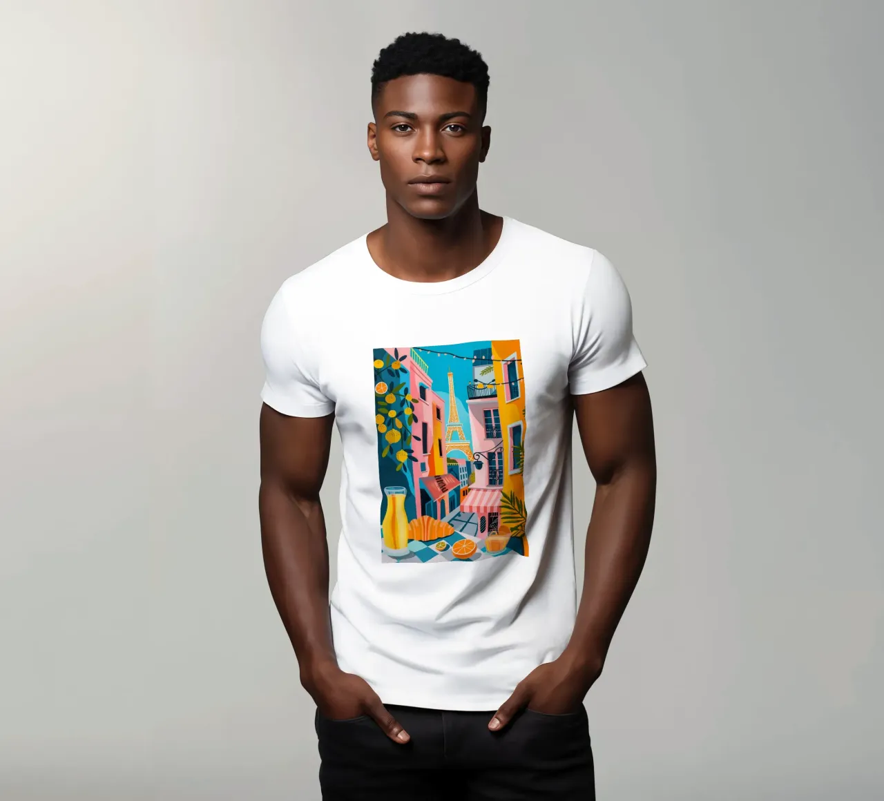 Breakfast in Paris t-shirt da LeDieg
