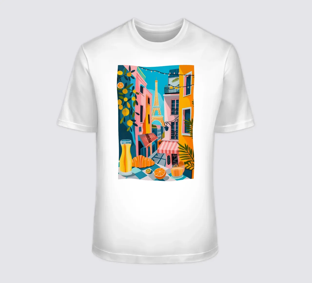 Breakfast in Paris t-shirt da LeDieg