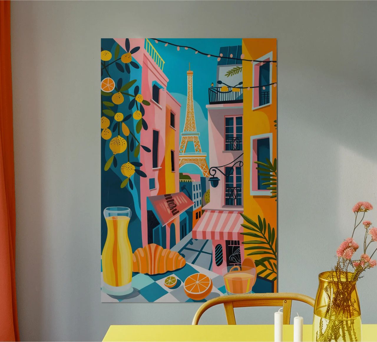 Breakfast in Paris Poster von LeDieg