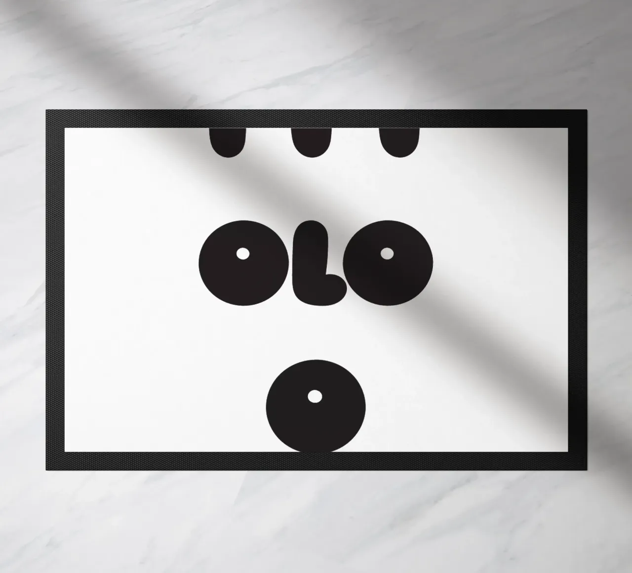 YOLO Face doormat by Verplanungsagentur