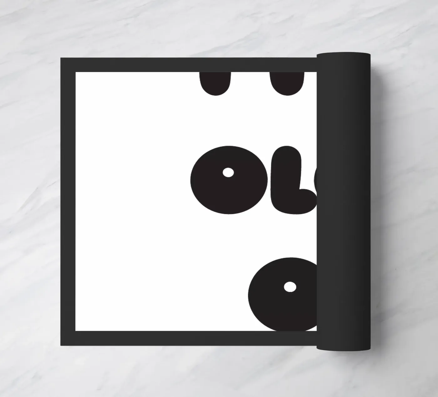 YOLO Face doormat by Verplanungsagentur