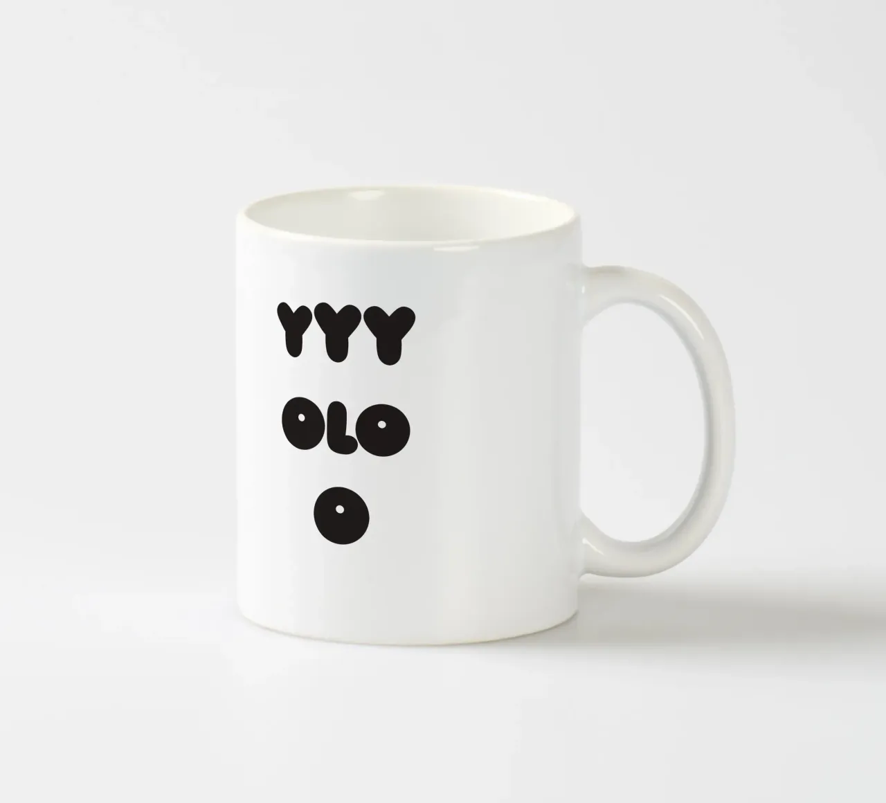 YOLO Face tazza in ceramica da Verplanungsagentur