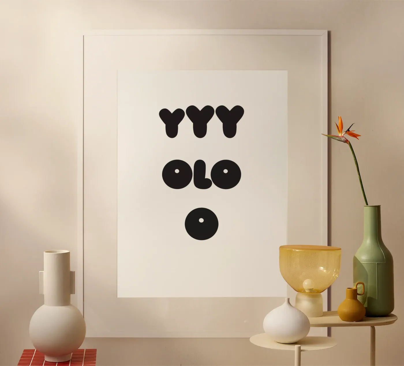 YOLO Face poster van Verplanungsagentur