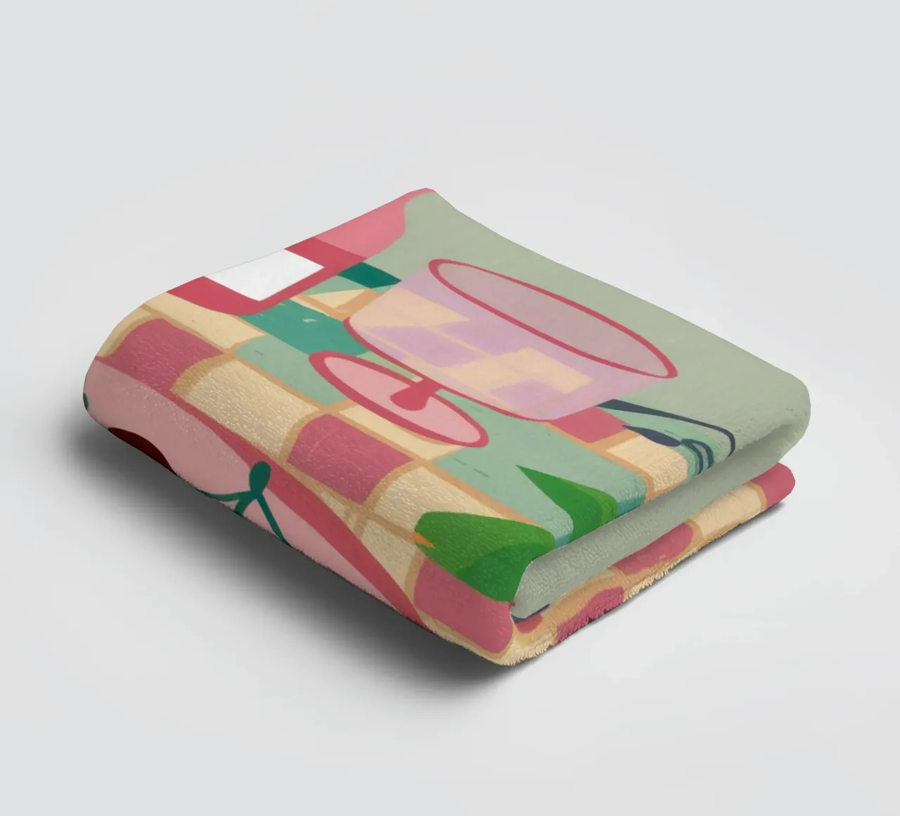 Gingham Picknickdecke Handtuch von Snow Mist