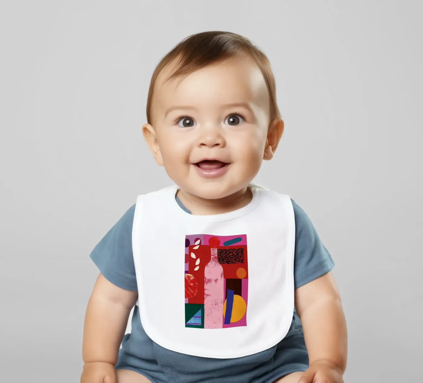 Bottle baby bib by LeDieg