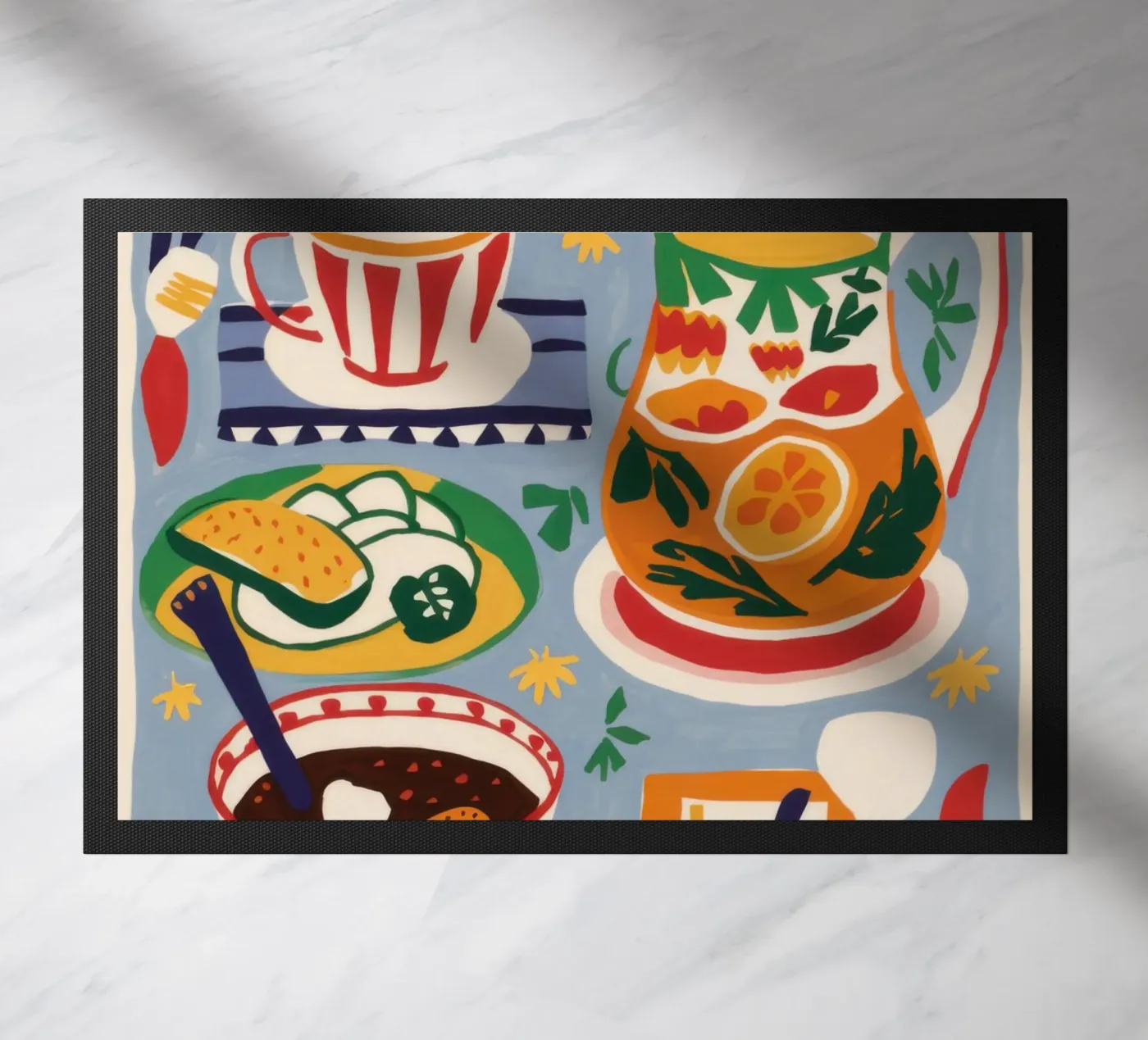 Maximalist Coffee Table doormat by Snow Mist