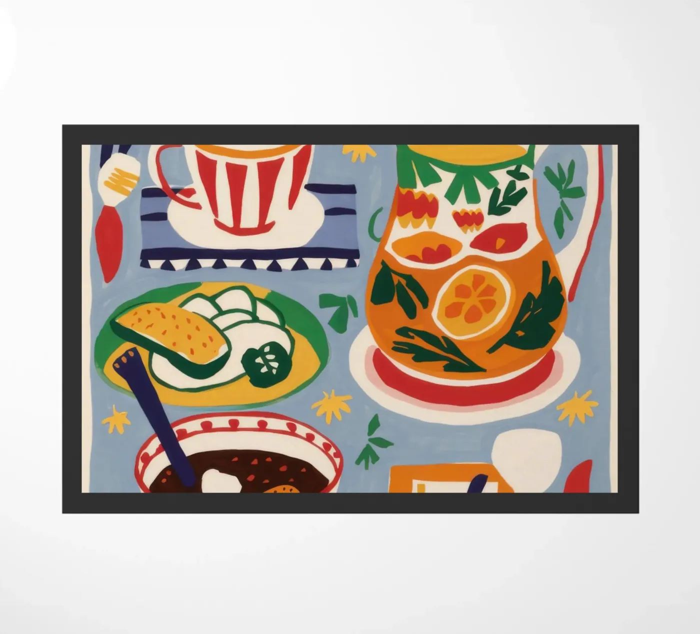 Maximalist Coffee Table doormat by Snow Mist