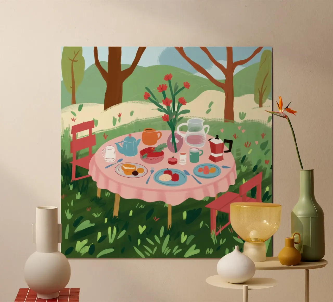Perfezione del picnic pastorale poster da Bruce Juice
