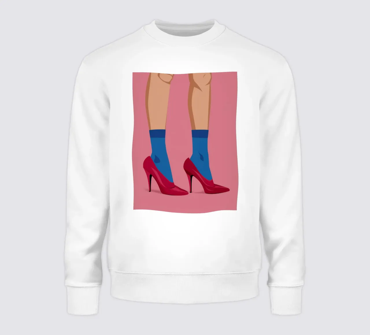 Tacchi fucsia Poise felpa da Snow Mist