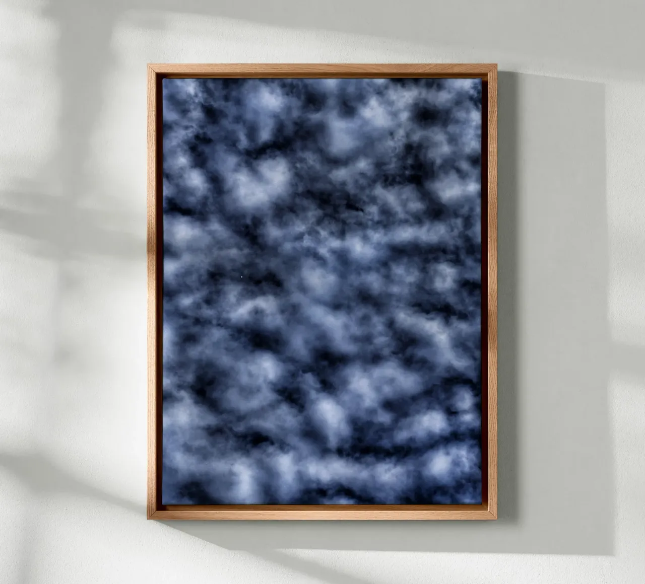 Midnight clouds tela con Cornice a cassetta da gtobonart