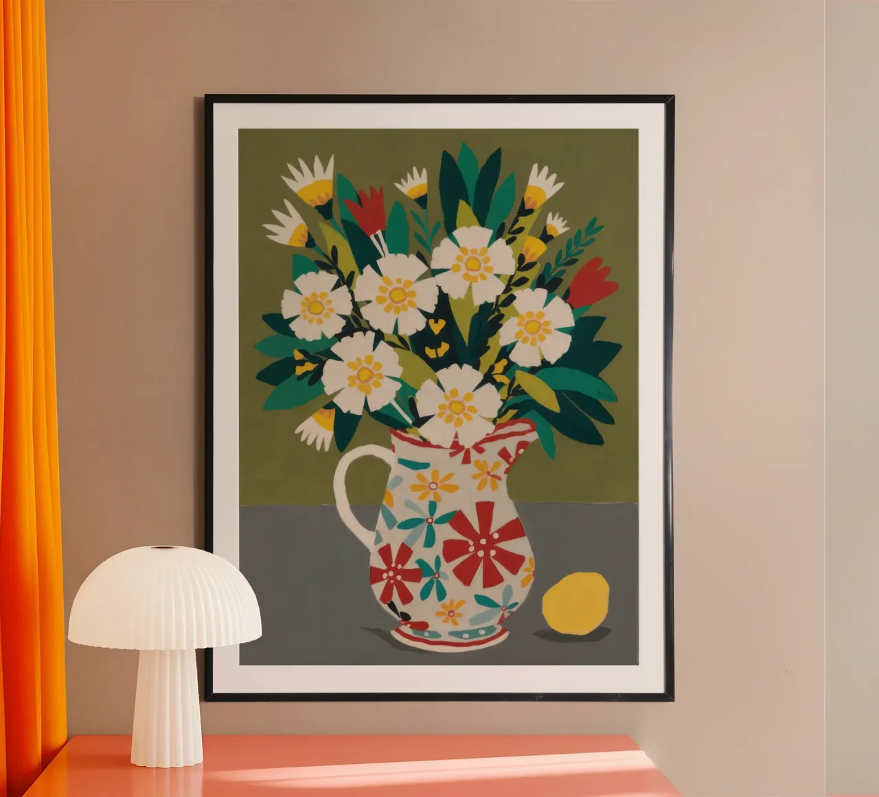Charmanter Gänseblümchenstrauß Poster von Astra Mist