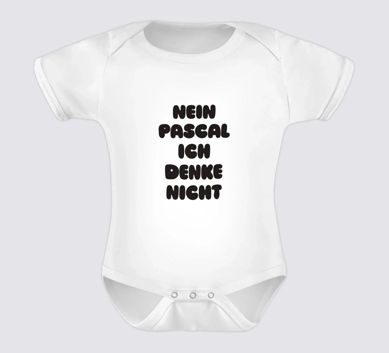 Nein Pascal body neonato maniche corte da Verplanungsagentur