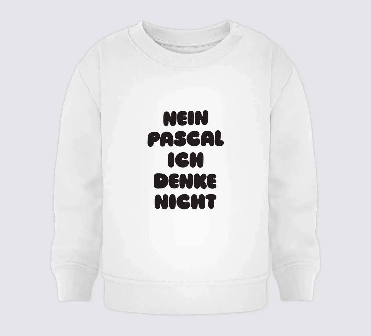 Nein Pascal felpa neonato da Verplanungsagentur