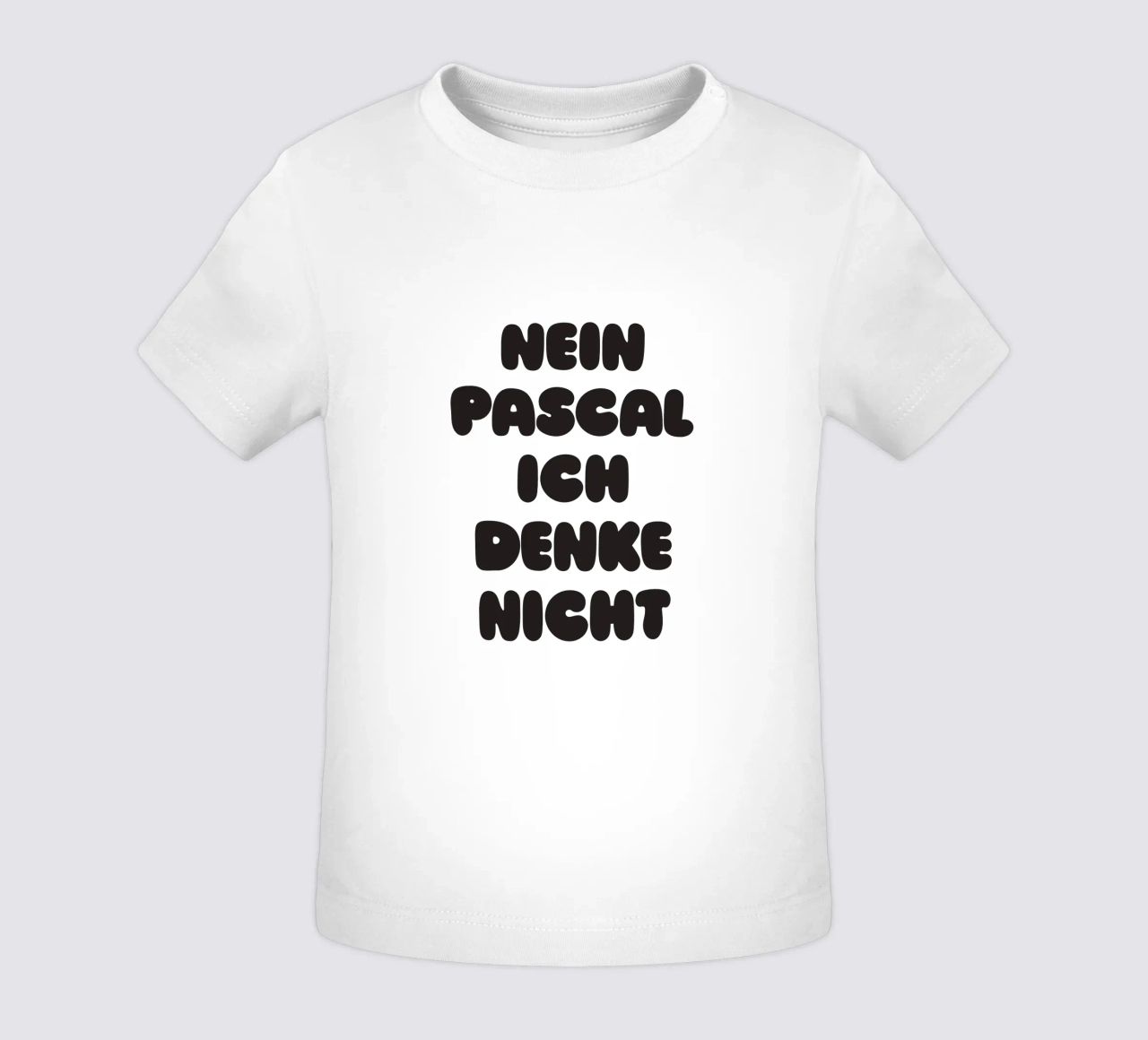 Nein Pascal Baby T-Shirt von Verplanungsagentur