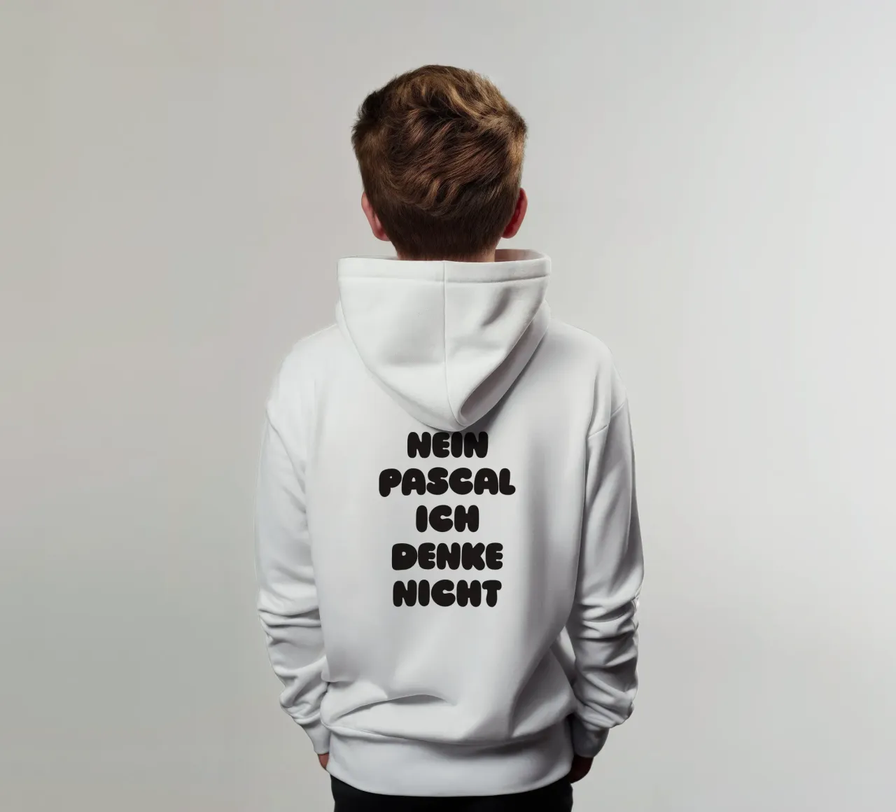 Nein Pascal felpa bambino con cappuccio da Verplanungsagentur