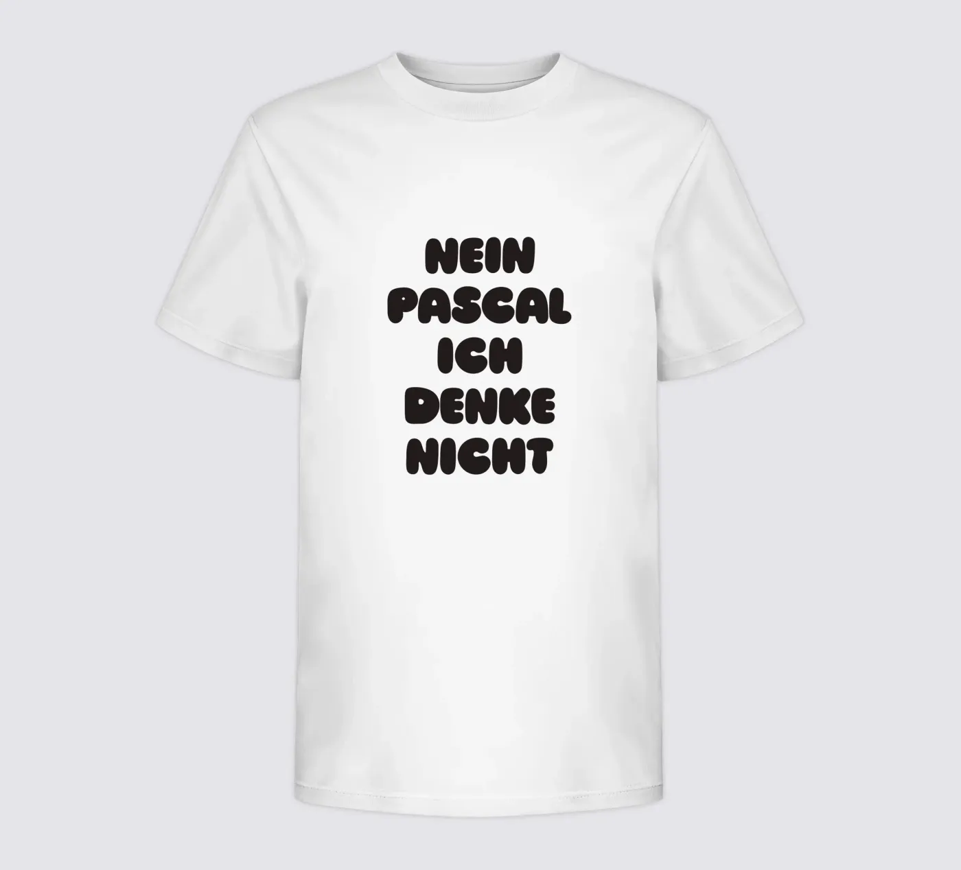 Nein Pascal t-shirt bambini da Verplanungsagentur