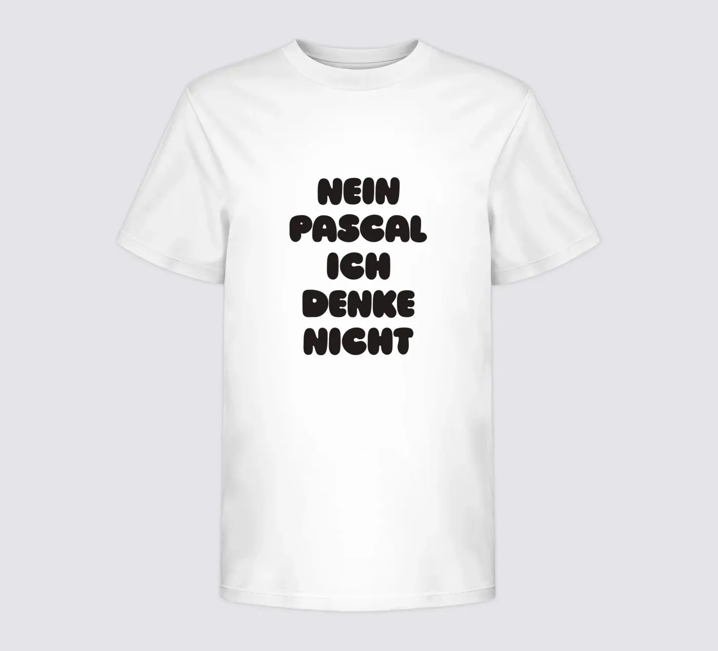 Nein Pascal t-shirt bambini da Verplanungsagentur