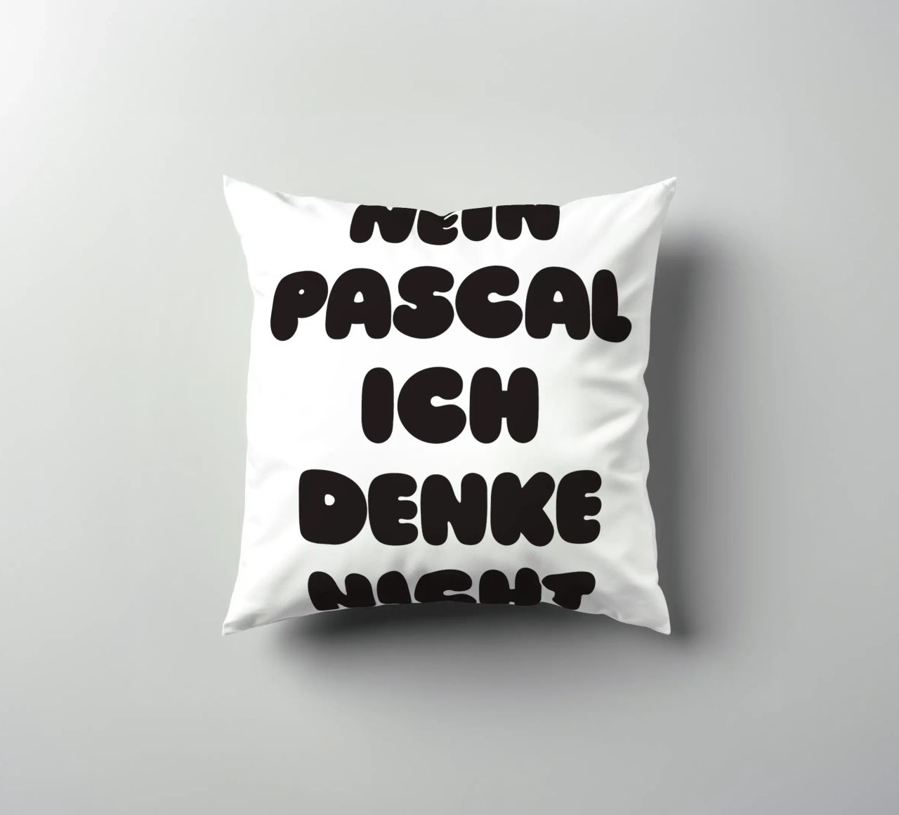 Nein Pascal cuscino da Verplanungsagentur