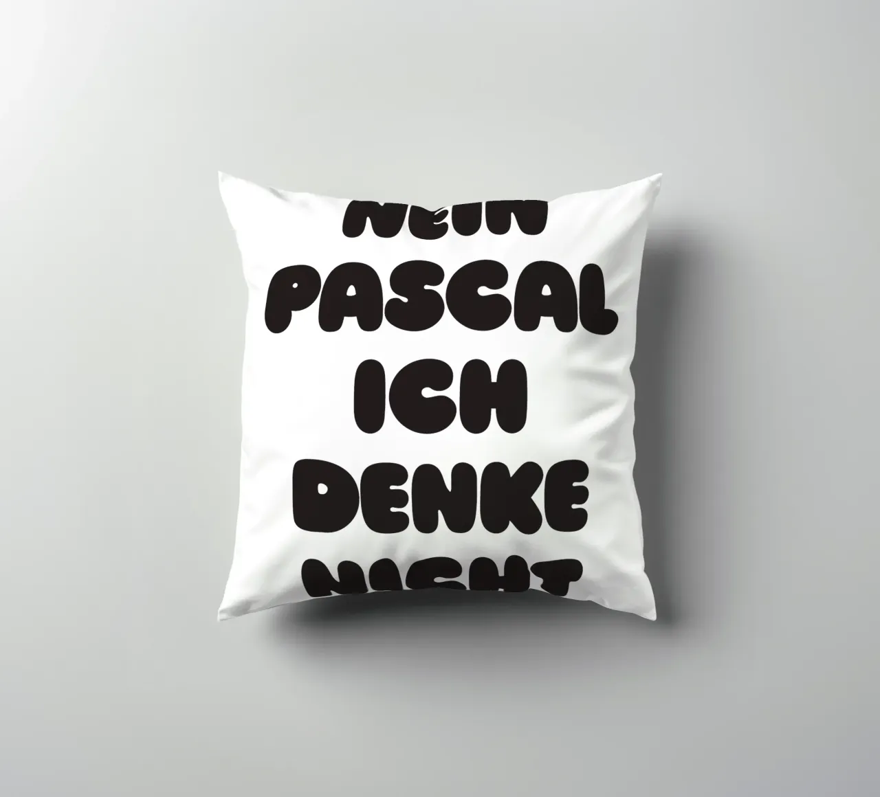 Nein Pascal cuscino da Verplanungsagentur