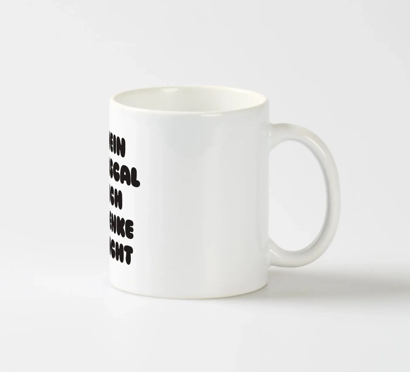 Nein Pascal ceramic mug by Verplanungsagentur