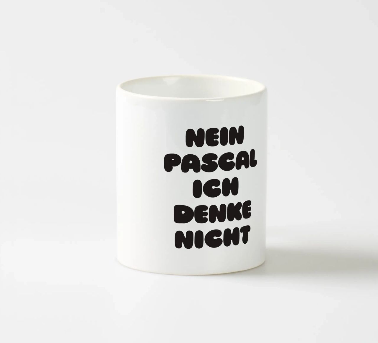 Nein Pascal tazza in ceramica da Verplanungsagentur