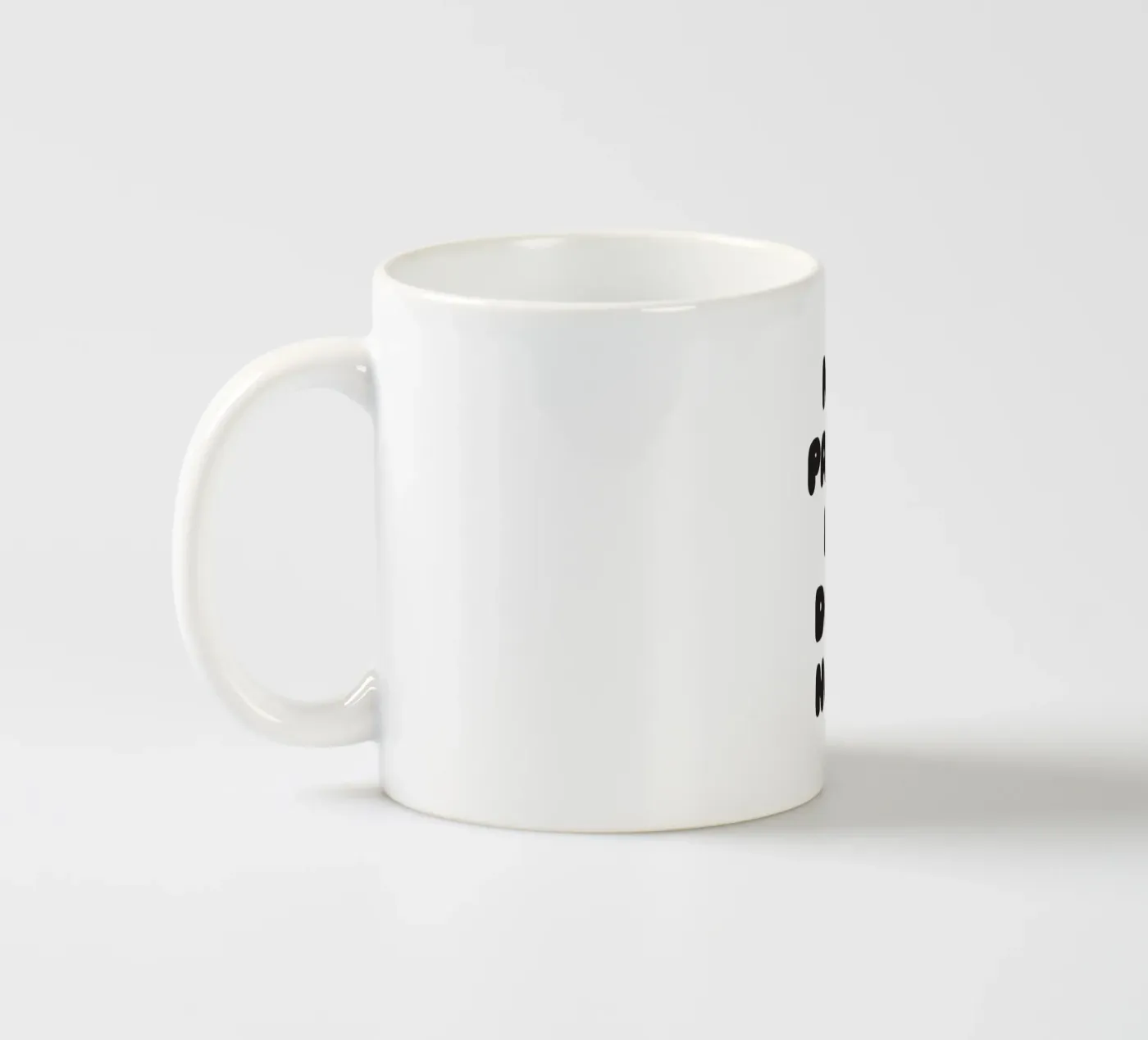 Nein Pascal ceramic mug by Verplanungsagentur