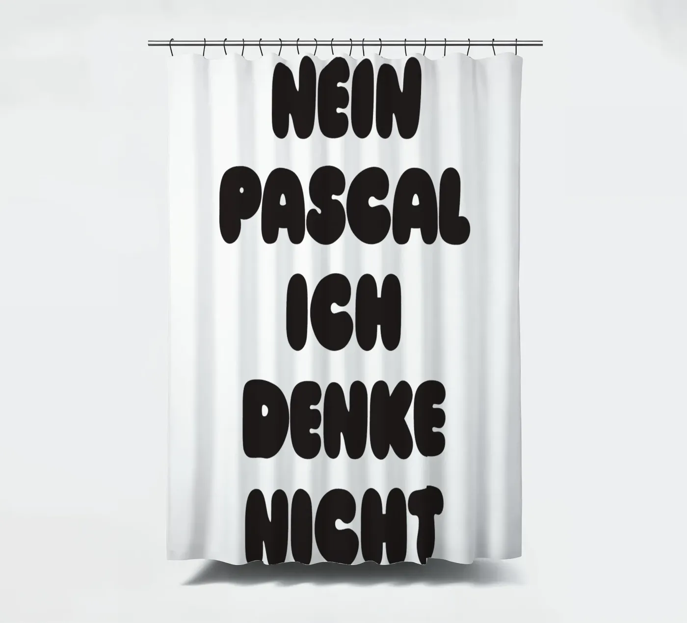 Nein Pascal douchegordijn van Verplanungsagentur