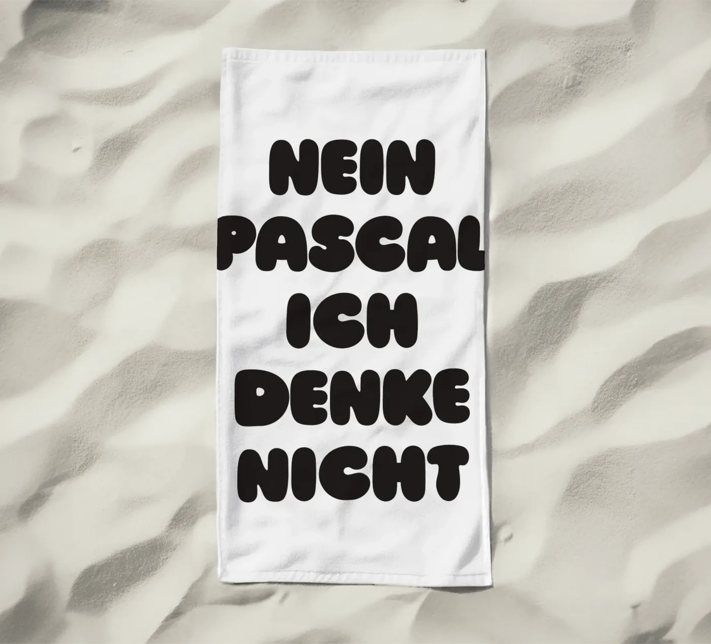 Nein Pascal serviette de plage de Verplanungsagentur