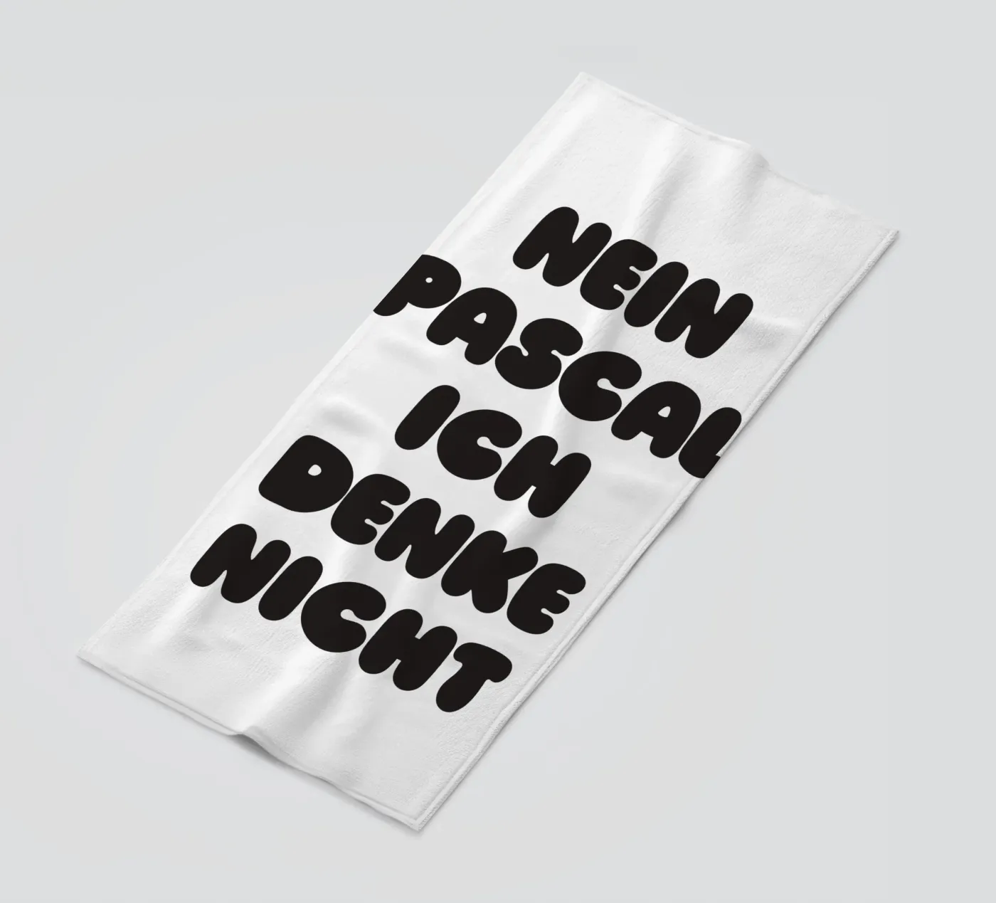 Nein Pascal strandhanddoek van Verplanungsagentur