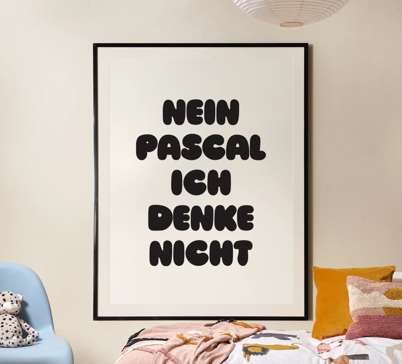 Nein Pascal poster van Verplanungsagentur