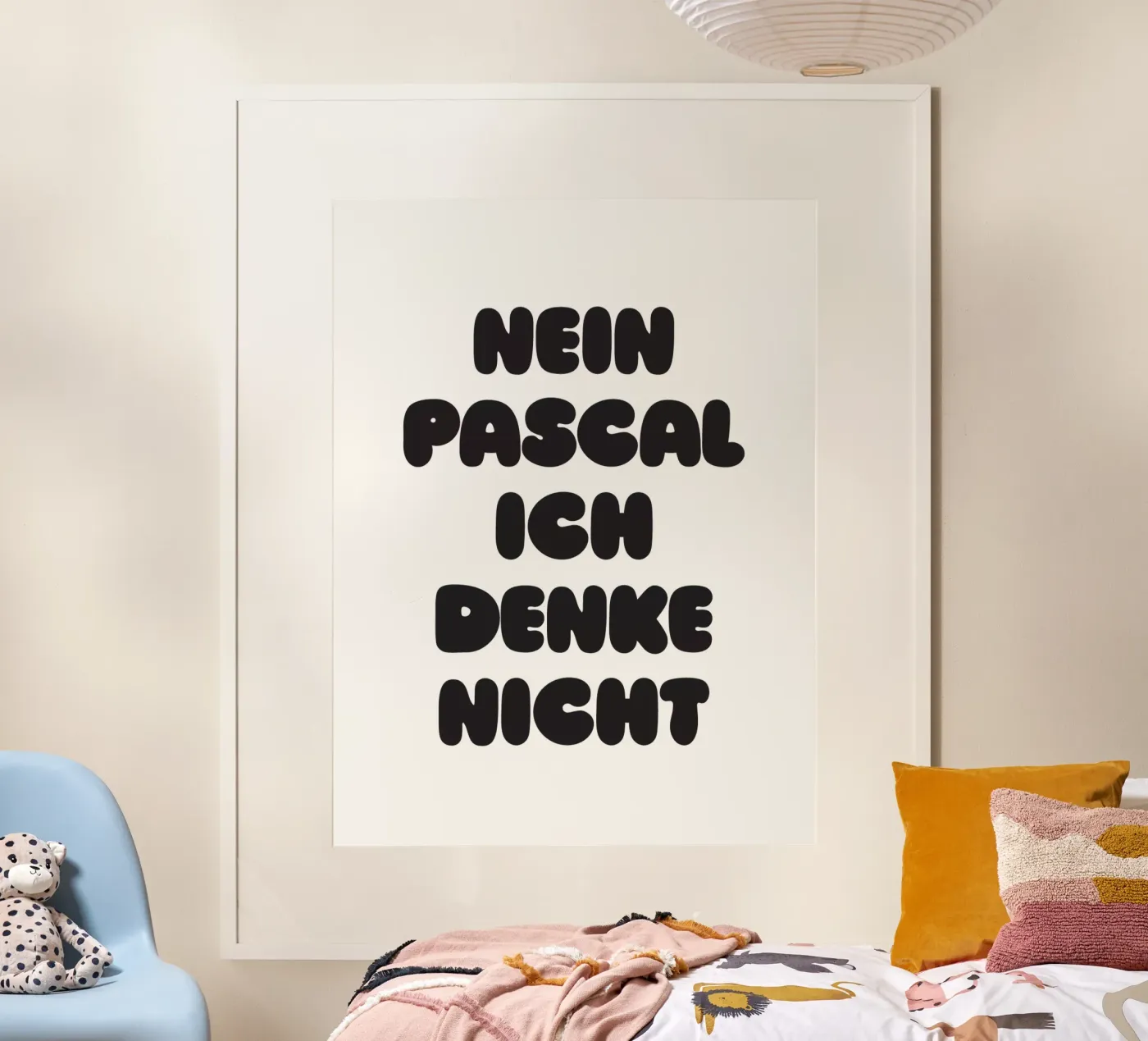Nein Pascal poster van Verplanungsagentur