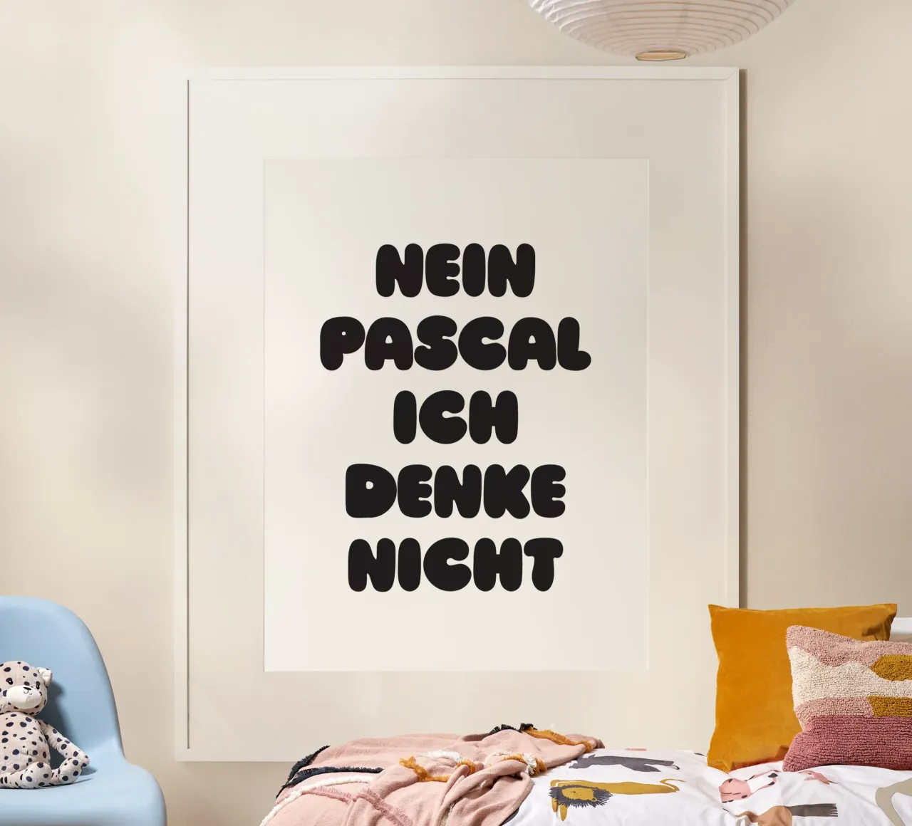 Nein Pascal poster van Verplanungsagentur