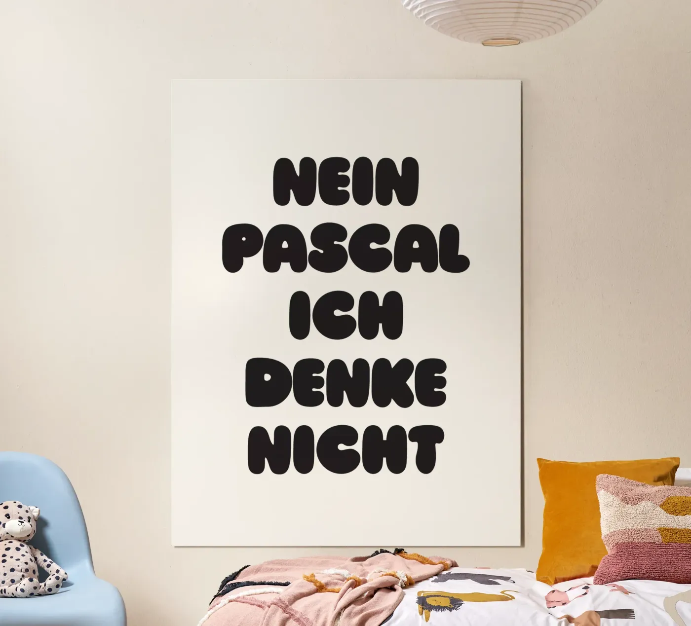 Nein Pascal poster van Verplanungsagentur