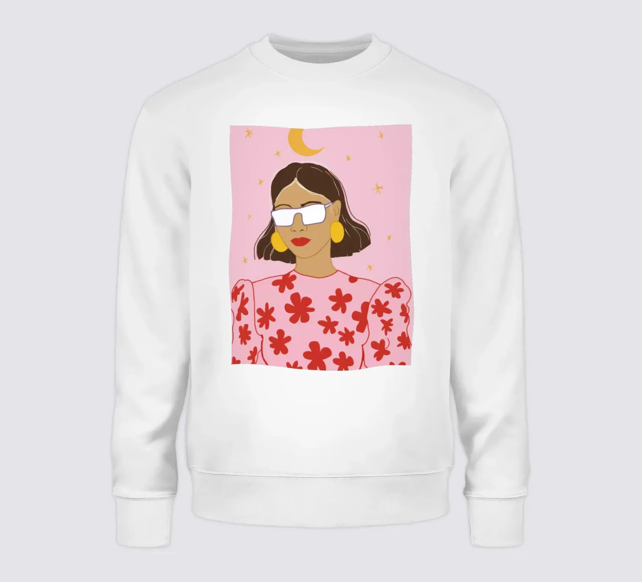 Freschezza della camicetta floreale felpa da Snow Mist