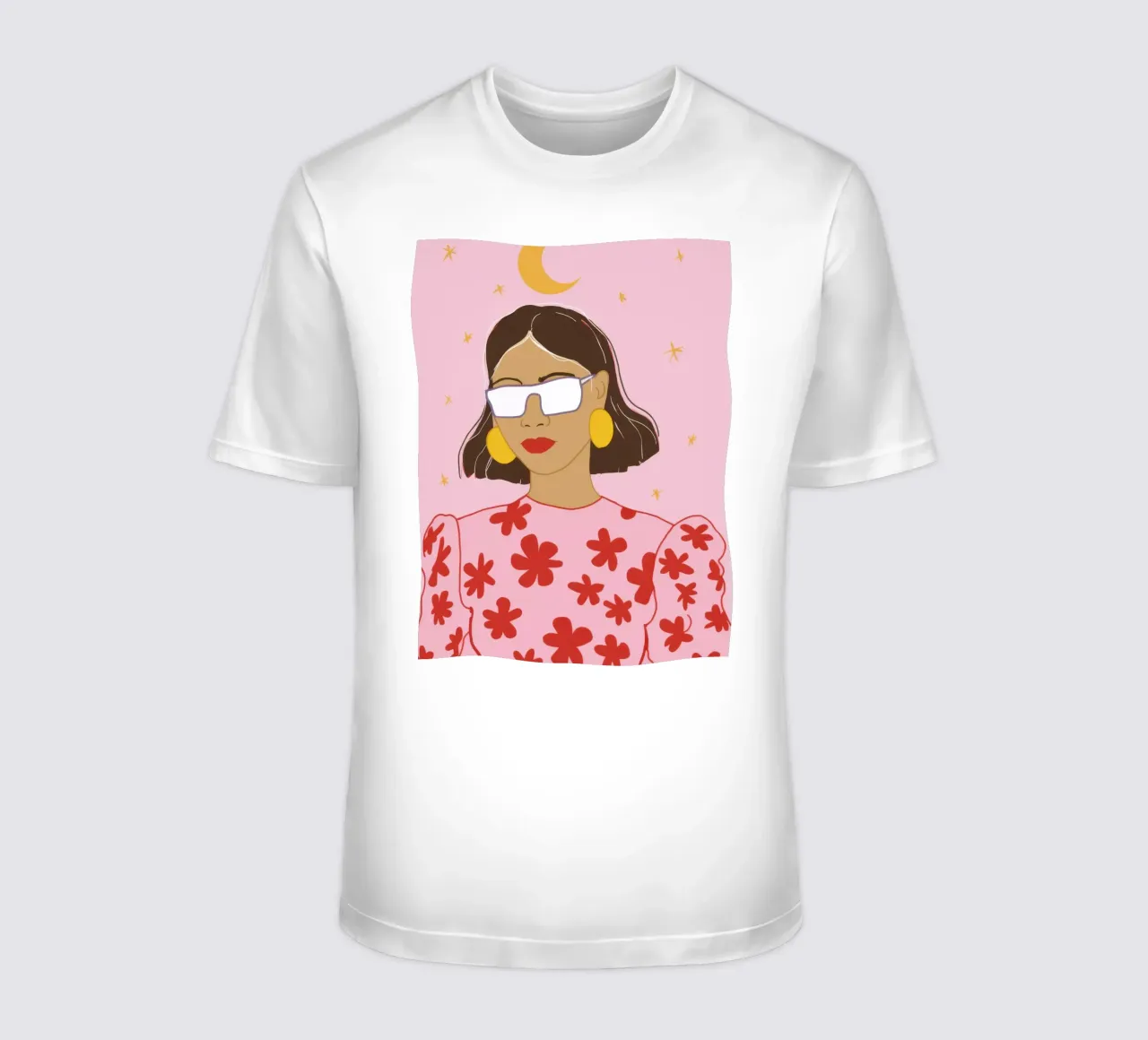 Freschezza della camicetta floreale t-shirt da Snow Mist
