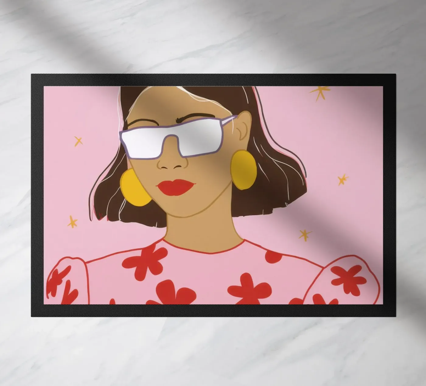 Floral Blouse Coolness zerbino da Snow Mist