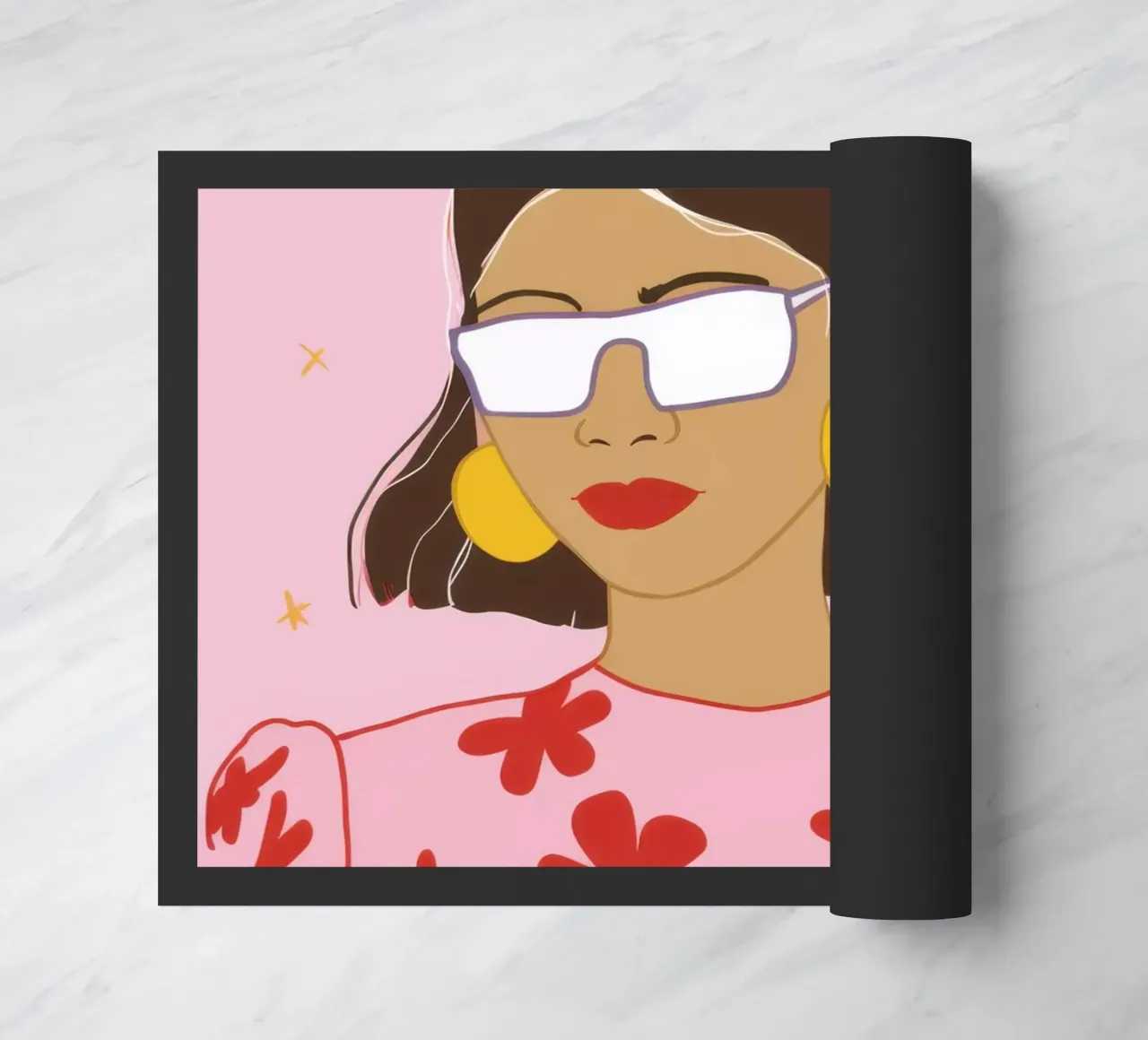 Freschezza della camicetta floreale zerbino da Snow Mist