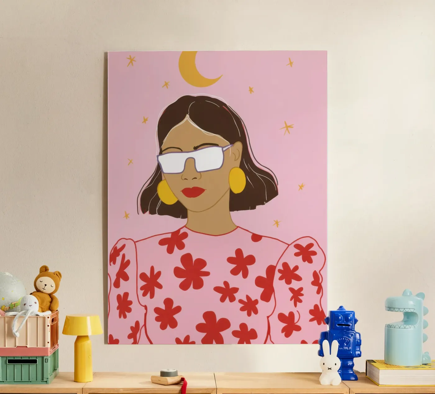 Floral Blouse Coolness acrylic glass by Snow Mist