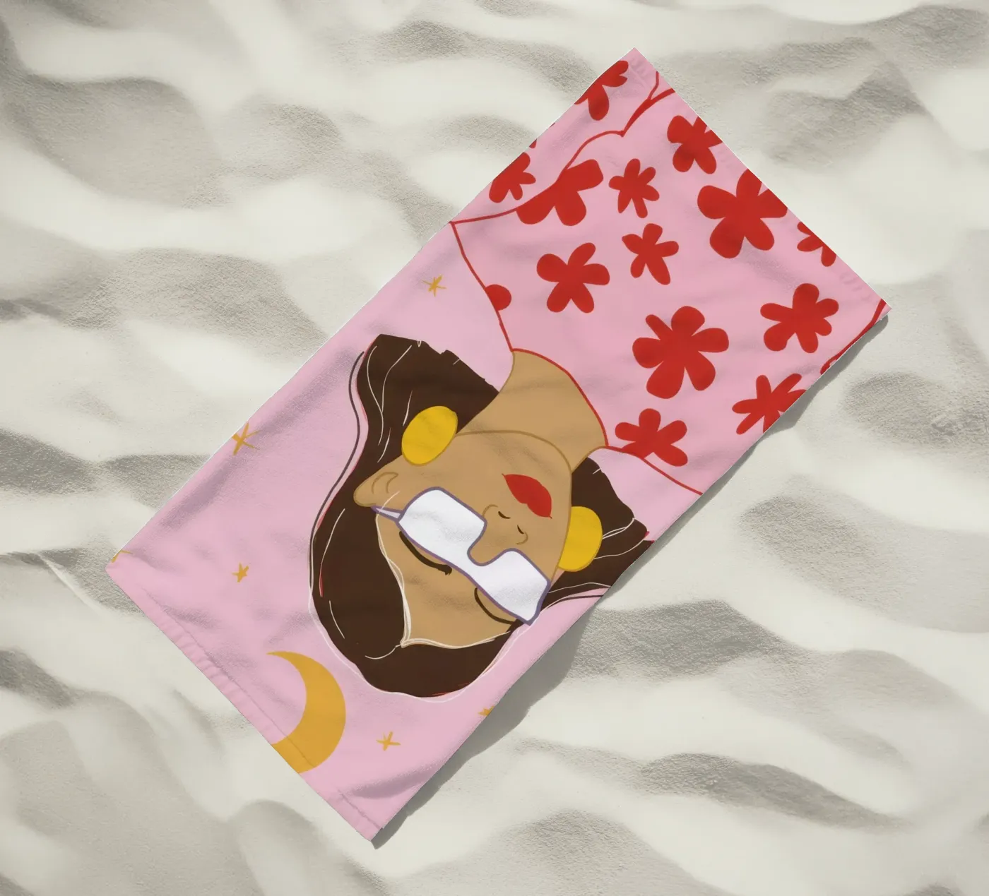 Freschezza della camicetta floreale telo mare da Snow Mist