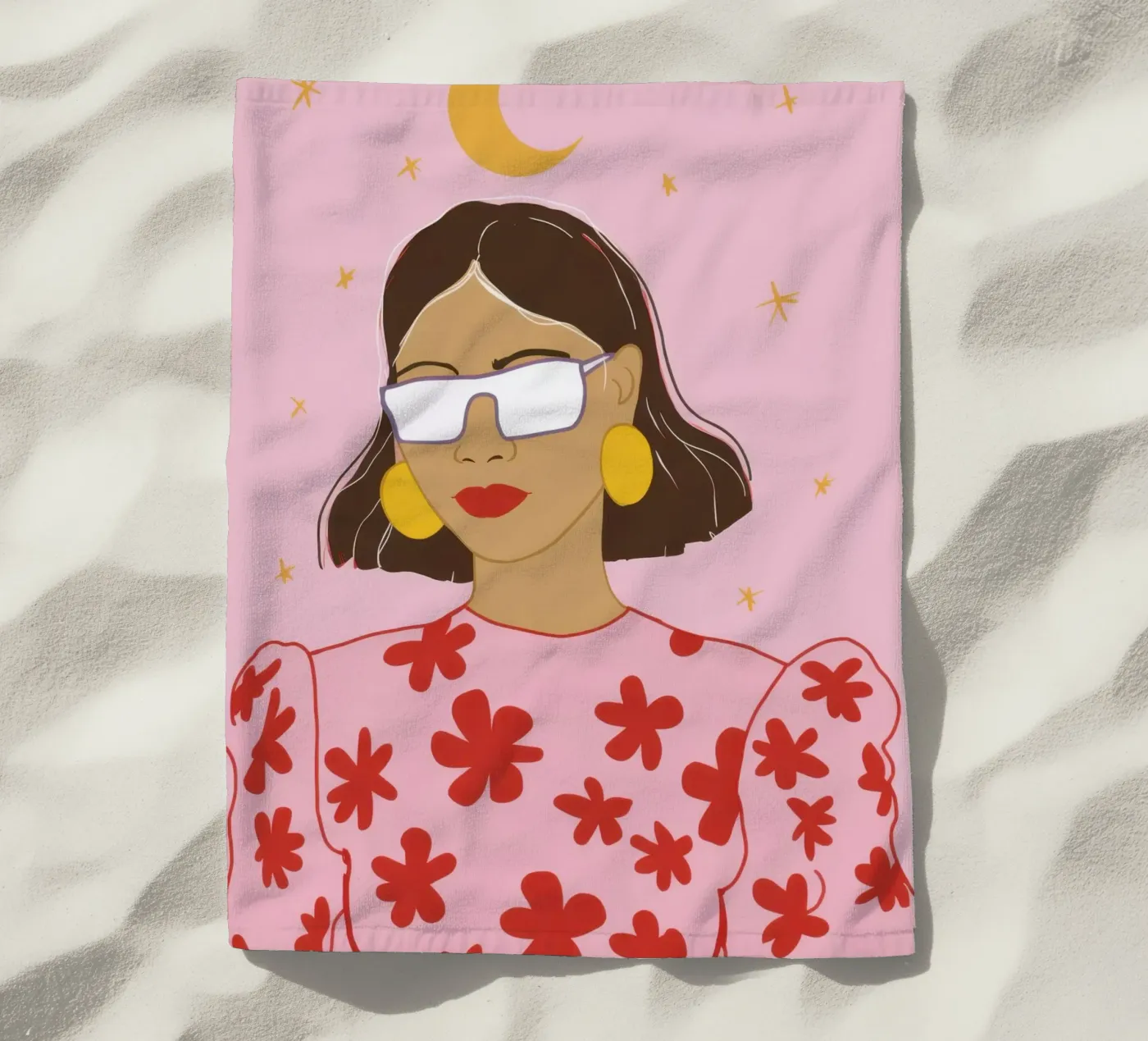 Freschezza della camicetta floreale telo mare da Snow Mist